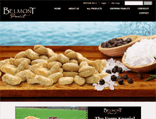 Tablet Screenshot of belmontpeanuts.com